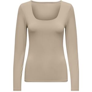 ONLY Onlea L/S 2-vägs djup hals topp JRS Noos, Humus, 3XL ONLY Onlea L/S 2-vägs djup hals topp JRS Noos, Humus, 3XL