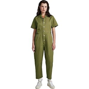 G-STAR RAW Dam avslappnad kortärmad jumpsuit, Grön (Smoke Olive D23245-d310-b212), M G-STAR RAW Dam avslappnad kortärmad jumpsuit, Grön (Smoke Olive D23245-d310-b212), M