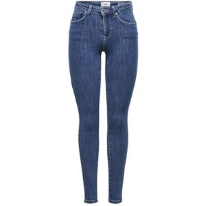 ONLY Dam skinny jeans ONLPOWER medium midja skinny fit jeans, Mörkblå denim, M / 34L ONLY Dam skinny jeans ONLPOWER medium midja skinny fit jeans, Mörkblå denim, M / 34L