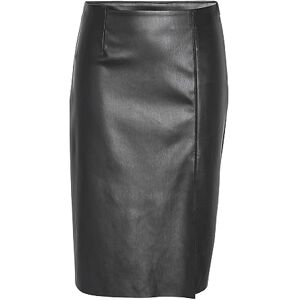 NOISY MAY NMCLARA HW SLIT MIDIGON LENGTH SKIRT NOOS, svart, M NOISY MAY NMCLARA HW SLIT MIDIGON LENGTH SKIRT NOOS, svart, M