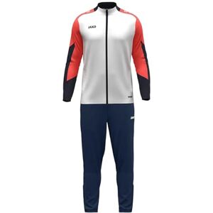 JAKO Unisex polyesterdräkt Dynamisk, vit/korall/marinblå, XXL JAKO Unisex polyesterdräkt Dynamisk, vit/korall/marinblå, XXL