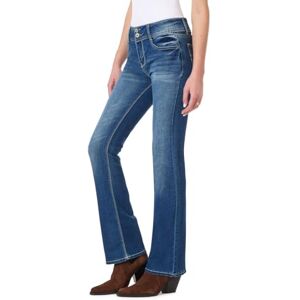 WallFlower Women's InstaStretch Luscious Curvy Bootcut Jeans, Chrystie Pure, 7 Long WallFlower Women's InstaStretch Luscious Curvy Bootcut Jeans, Chrystie Pure, 7 Long