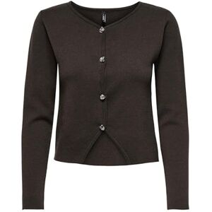 ONLY Onlscarlett Ls Button cardigan KNT, Choklad tårta, L ONLY Onlscarlett Ls Button cardigan KNT, Choklad tårta, L