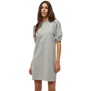 Minus Dam Mika sweatklänning 2 sweatdress, 112 ljusgrå melange, XS Minus Dam Mika sweatklänning 2 sweatdress, 112 ljusgrå melange, XS