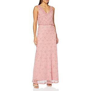 Gina Bacconi maxiklänning med pärlor för kvinnor cocktail, Mjuk rosa, 34 SE Gina Bacconi maxiklänning med pärlor för kvinnor cocktail, Mjuk rosa, 34 SE