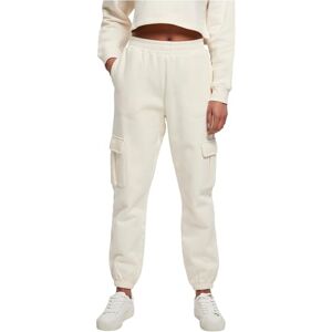 Urban Classics Dam hög midja cargo sweatpants träningsbyxor, Vit, 3XL Urban Classics Dam hög midja cargo sweatpants träningsbyxor, Vit, 3XL