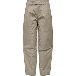 ONLY Dam ONLEVELYN HW Loose pleat chinos PNT NOOS chinobyxor, silver mink, XXL/32, Silver Mink, XXL/32L ONLY Dam ONLEVELYN HW Loose pleat chinos PNT NOOS chinobyxor, silver mink, XXL/32, Silver Mink, XXL/32L