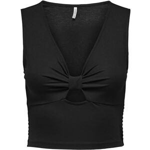 ONLY Damer Onljany S/L Twist Top JRS, svart, XS ONLY Damer Onljany S/L Twist Top JRS, svart, XS