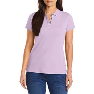 Nautica pikétröja för kvinnor, Lavendel, XS Nautica pikétröja för kvinnor, Lavendel, XS