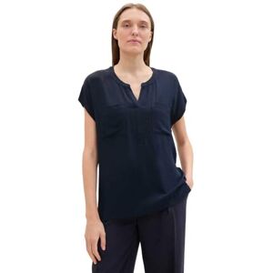 TOM TAILOR T-shirt för kvinnor, 10668 – himmelskaptensblå, M TOM TAILOR T-shirt för kvinnor, 10668 – himmelskaptensblå, M