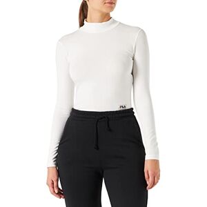 FILA Dam Tarsia Cropped Turtle Neck Långärmad T-shirt, Cloud Dancer, XS FILA Dam Tarsia Cropped Turtle Neck Långärmad T-shirt, Cloud Dancer, XS