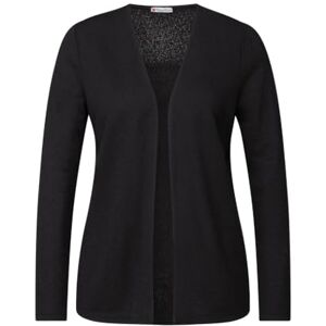 Street One Damjacka med stickad look, svart, 38 Street One Damjacka med stickad look, svart, 38