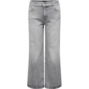 ONLY Carmakoma Carjuicy Hw Wide Leg Rea707 DNM, Grå denim, 54W / 32L ONLY Carmakoma Carjuicy Hw Wide Leg Rea707 DNM, Grå denim, 54W / 32L