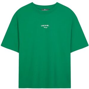 LTB Jeans dam t-shirt tillverkad av bomull normal – storlek S, Grön, S LTB Jeans dam t-shirt tillverkad av bomull normal – storlek S, Grön, S
