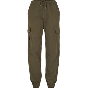 Urban Classics dam Byxor Dam hög midja cargo-joggingbyxor, Sommaroliv, XS Urban Classics dam Byxor Dam hög midja cargo-joggingbyxor, Sommaroliv, XS