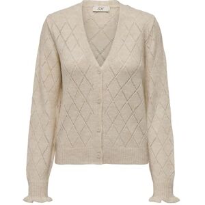 JDY LETTY L/S V-hals STRUC Cardi KNT NOOS, Whitecap grå, L JDY LETTY L/S V-hals STRUC Cardi KNT NOOS, Whitecap grå, L