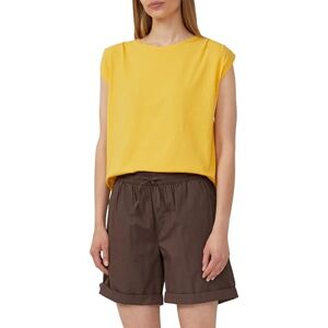 s.Oliver Förkortad t-shirt med veckdetaljer, citron, 42 s.Oliver Förkortad t-shirt med veckdetaljer, citron, 42
