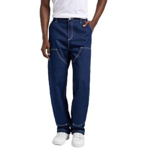 Lee Herrjeans, dubbla knäbyxor, lös rak passform, raka ben, Raw, 36W x 32L Lee Herrjeans, dubbla knäbyxor, lös rak passform, raka ben, Raw, 36W x 32L