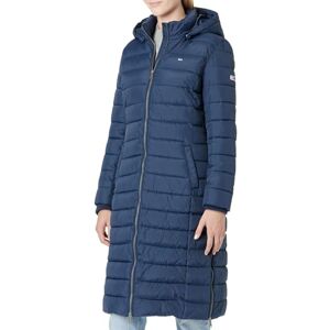 Tommy Jeans vadderade kappor för kvinnor, Blå (Twilight Navy), S Tommy Jeans vadderade kappor för kvinnor, Blå (Twilight Navy), S