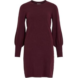Vila Vikerry O-neck stickad klänning – Noos, Fig, L Vila Vikerry O-neck stickad klänning – Noos, Fig, L