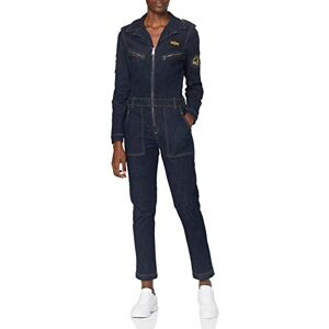 Schott NYC Trjumpw byxor för kvinnor, Rå denim, XL Schott NYC Trjumpw byxor för kvinnor, Rå denim, XL