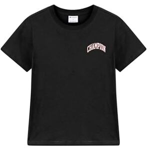 Champion dam – grafisk rund hals t-shirt, svart, L Champion dam – grafisk rund hals t-shirt, svart, L