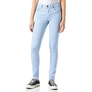 DESIRES Dam Lola Garment Dye Midwaist byxor, Lugn blå, 25W Regular DESIRES Dam Lola Garment Dye Midwaist byxor, Lugn blå, 25W Regular