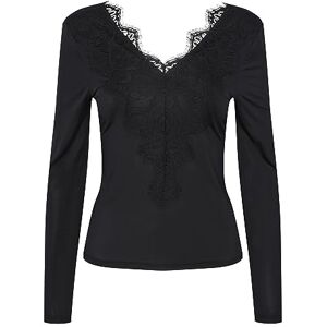 PIECES kvinnlig topp PCILU, svart, S PIECES kvinnlig topp PCILU, svart, S