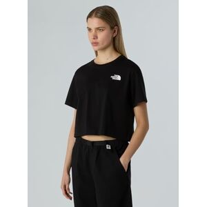 The North Face Simple Dome Cropped Slim T-tröja för kvinnor Tnf Black XL The North Face Simple Dome Cropped Slim T-tröja för kvinnor Tnf Black XL
