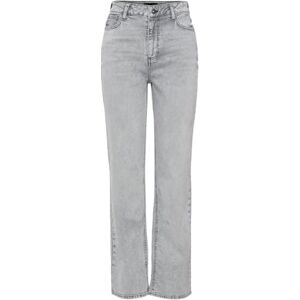 PIECES Pckelly Hw raka jeans Lg Noos Bc, Ljusgrå denim, 25W / 30L PIECES Pckelly Hw raka jeans Lg Noos Bc, Ljusgrå denim, 25W / 30L