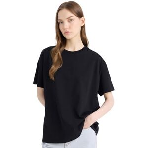DeFacto damer oversize crop tops – klassisk baströja för kvinnor – bekväm oversize skjorta för kvinnor, svart, XL DeFacto damer oversize crop tops – klassisk baströja för kvinnor – bekväm oversize skjorta för kvinnor, svart, XL