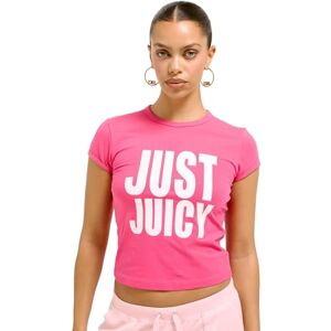Juicy Couture JUST Juicy Cap Sleeve T-shirt, Hallonsorbet, M Juicy Couture JUST Juicy Cap Sleeve T-shirt, Hallonsorbet, M