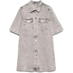 VERO MODA dam Vmfenja 2/4 kort denim klänning Ga Noos, Ljusgrå denim, M VERO MODA dam Vmfenja 2/4 kort denim klänning Ga Noos, Ljusgrå denim, M