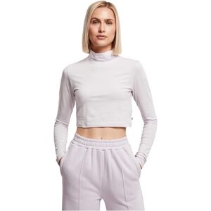 Urban Classics Damer damer organic cropped turtelneck långärmad t-shirt, Softlilac, S Urban Classics Damer damer organic cropped turtelneck långärmad t-shirt, Softlilac, S