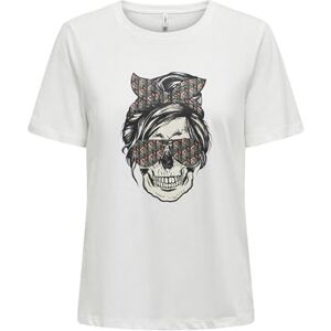 ONLY Dam Onlstella Life S/S Skull Top Cs JRS, Molndansare, M ONLY Dam Onlstella Life S/S Skull Top Cs JRS, Molndansare, M
