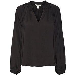 VERO MODA damblus VMSUNNY LS V-hals topp VMA NOOS, svart, XS VERO MODA damblus VMSUNNY LS V-hals topp VMA NOOS, svart, XS