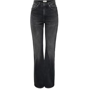 ONLY Dam utsvängda passform jeans ONLJUICY hög midja utsvängda jeans, Tvättad svart, 27W / 32L ONLY Dam utsvängda passform jeans ONLJUICY hög midja utsvängda jeans, Tvättad svart, 27W / 32L