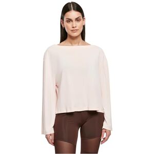 Urban Classics Kvinnors damer kort modal bateau neckline långärmad t-shirt, rosa, XXL, ROSA, XXL Urban Classics Kvinnors damer kort modal bateau neckline långärmad t-shirt, rosa, XXL, ROSA, XXL