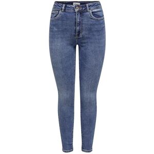 ONLY Dam skinny jeans ONLMILA hög midja skinny fit jeans, Blå (Mellanblå Denim Mellanblå Denim), 30W / 32L ONLY Dam skinny jeans ONLMILA hög midja skinny fit jeans, Blå (Mellanblå Denim Mellanblå Denim), 30W / 32L