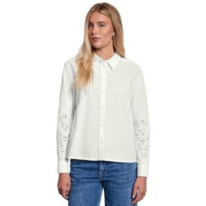 Street One Studio blus med broderade ärmar, Vit, 42 Street One Studio blus med broderade ärmar, Vit, 42