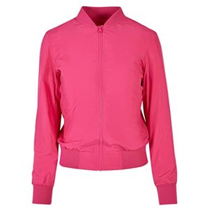 Urban Classics Ladies Light Bomber Jacket Jacka för kvinnor, Hibiskus Rosa, M Urban Classics Ladies Light Bomber Jacket Jacka för kvinnor, Hibiskus Rosa, M