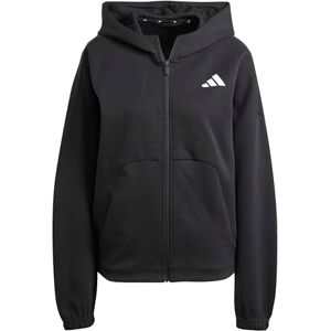 adidas Kobiety FUTURE ICONS SMALL LOGO FULL ZIP HOODIE, black, M adidas Kobiety FUTURE ICONS SMALL LOGO FULL ZIP HOODIE, black, M