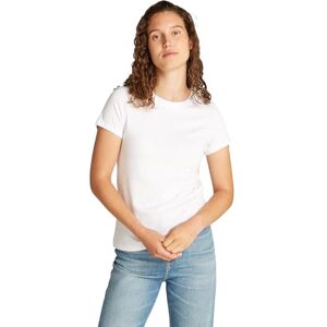 Calvin CK JEANS dam logotyp elastisk t-shirt J20J225540, vit (lysande vit), M, Vit (lysande vit), M Calvin CK JEANS dam logotyp elastisk t-shirt J20J225540, vit (lysande vit), M, Vit (lysande vit), M