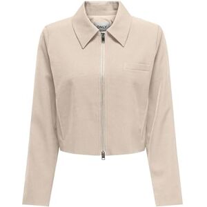 ONLY ONLHELENE Life L/S Zip Jacka CC TLR, Whitecap grå, 40 ONLY ONLHELENE Life L/S Zip Jacka CC TLR, Whitecap grå, 40