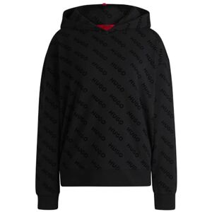 HUGO VLOCKY_Hoodie Loungew_Sweatshirt, Black2, L, Svart, L HUGO VLOCKY_Hoodie Loungew_Sweatshirt, Black2, L, Svart, L