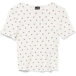VERO MODA Vmharry Ss O-Neck Top JRS Noos, Snövit, M VERO MODA Vmharry Ss O-Neck Top JRS Noos, Snövit, M