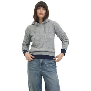 JJXX JACK & JONES Jxevi huvtröja stickad, Medium grå melerad, M JJXX JACK & JONES Jxevi huvtröja stickad, Medium grå melerad, M