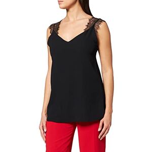 IPEKYOL Womens Relaxed Fit Lace Strap Detaljerad Blus, svart, 36 IPEKYOL Womens Relaxed Fit Lace Strap Detaljerad Blus, svart, 36