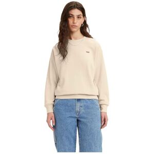 Levi's Sweatshirt för kvinnor med standard, Pärlemor elfenben, XS Levi's Sweatshirt för kvinnor med standard, Pärlemor elfenben, XS