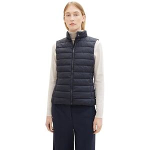 TOM TAILOR dam 1042236 väst, 10668-Sky Captain Blue, XL, 10668 – himmelskaptensblå, XL TOM TAILOR dam 1042236 väst, 10668-Sky Captain Blue, XL, 10668 – himmelskaptensblå, XL